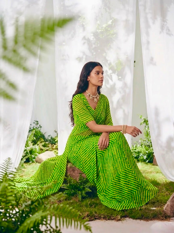 Leheriya Saree