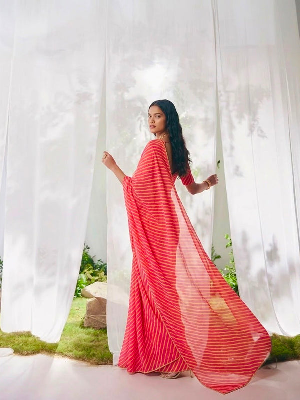 Leheriya Saree