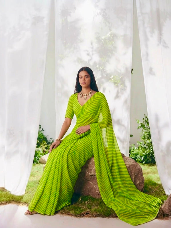 Leheriya Saree