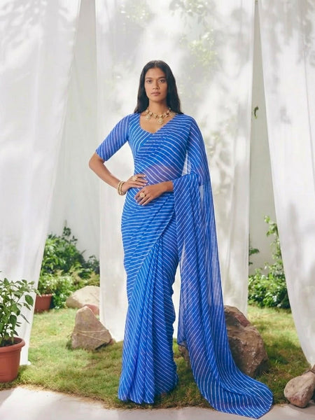 Leheriya Saree