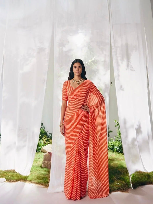 Leheriya Saree