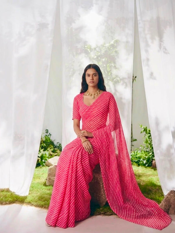 Leheriya Saree