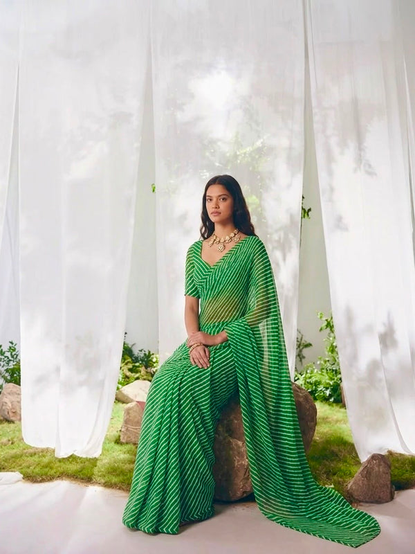 Leheriya Saree