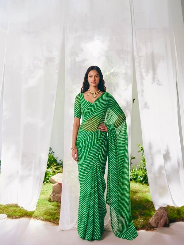 Leheriya Saree