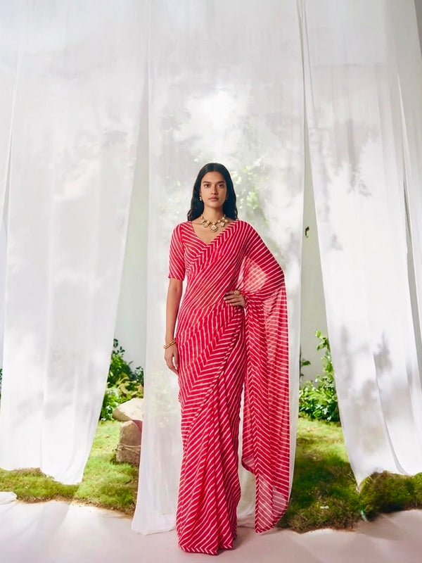 Leheriya Saree