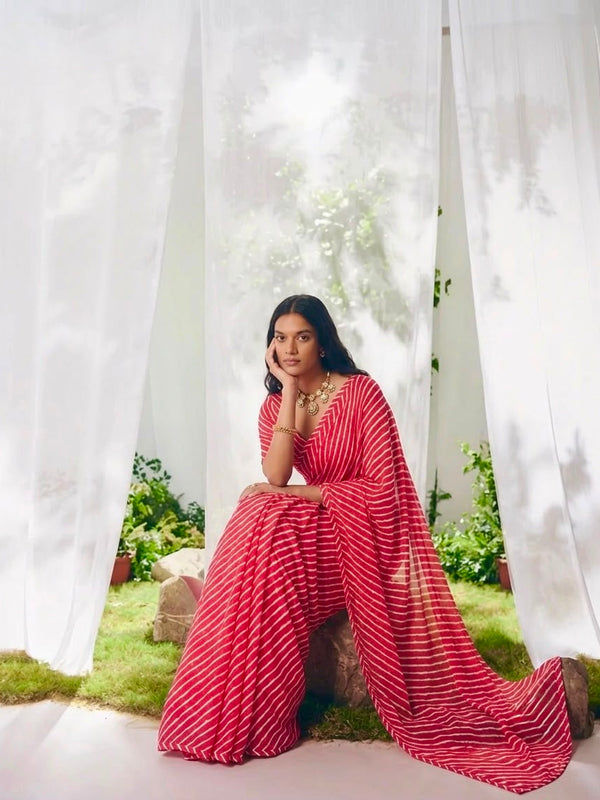 Leheriya Saree