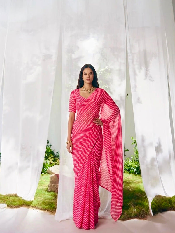 Leheriya Saree