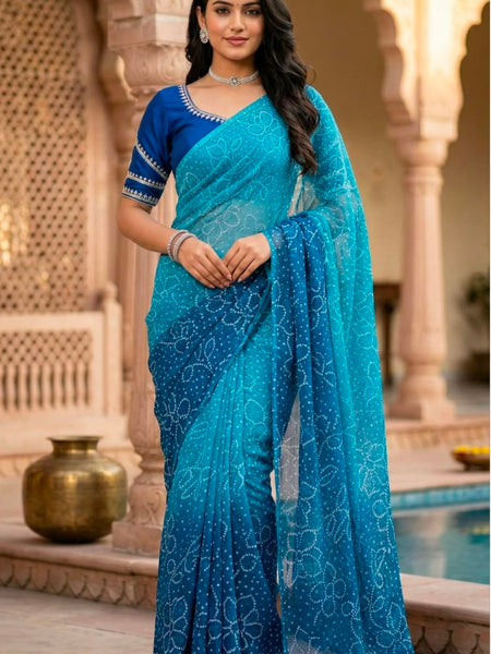 Royal Georgette Saree