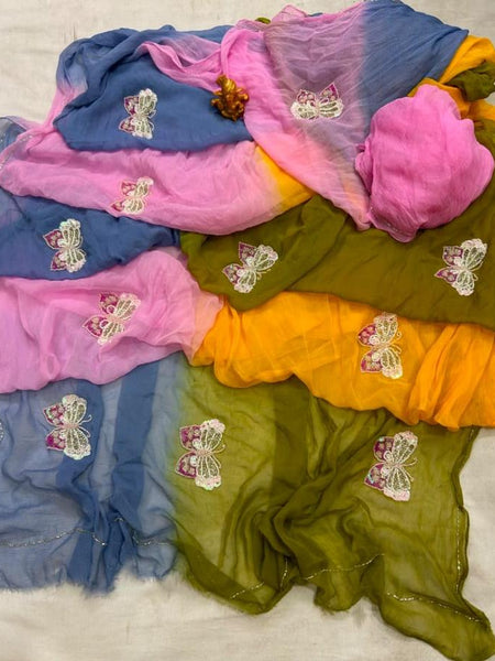 Semi Chiffon Saree