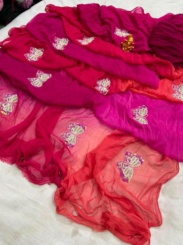 Semi Chiffon Saree
