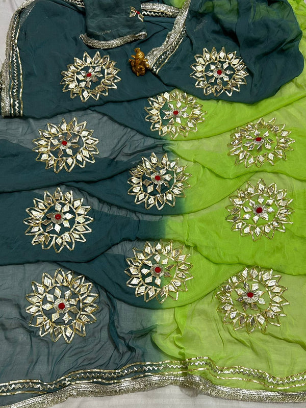 Semi Chiffon Saree
