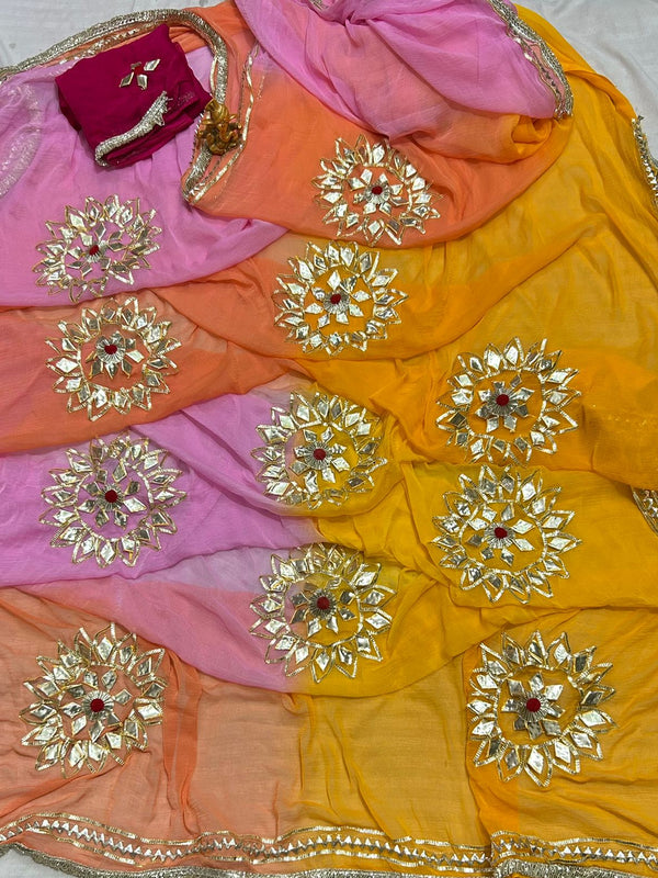 Semi Chiffon Saree