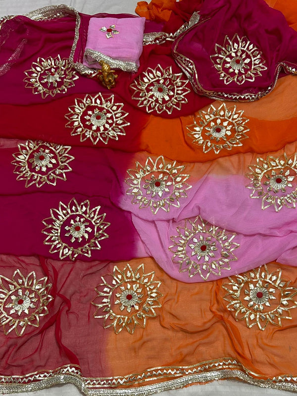Semi Chiffon Saree