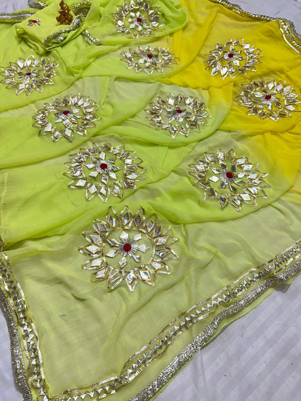 Semi Chiffon Saree