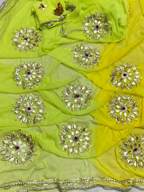 Semi Chiffon Saree