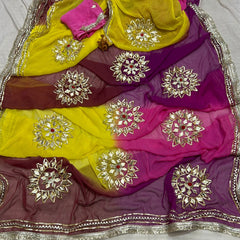 Semi Chiffon Saree