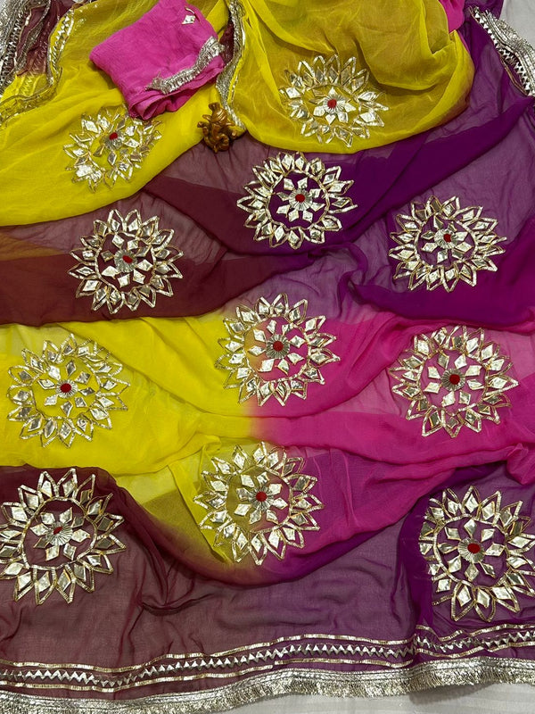 Semi Chiffon Saree