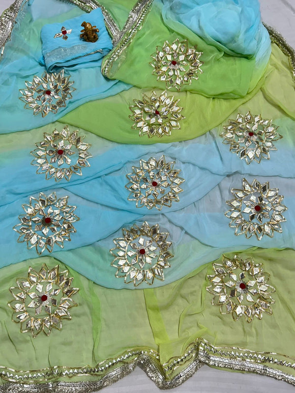 Semi Chiffon Saree
