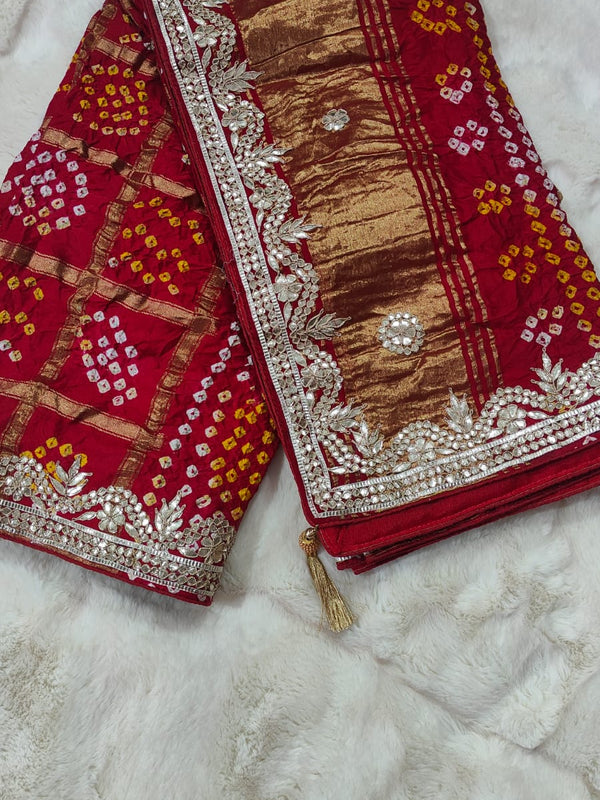 Pure Modal Gajji Silk Dupatta