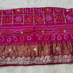 Pure Modal Gajji Silk Dupatta