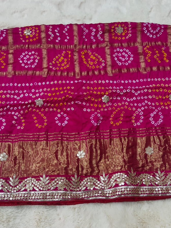 Pure Modal Gajji Silk Dupatta