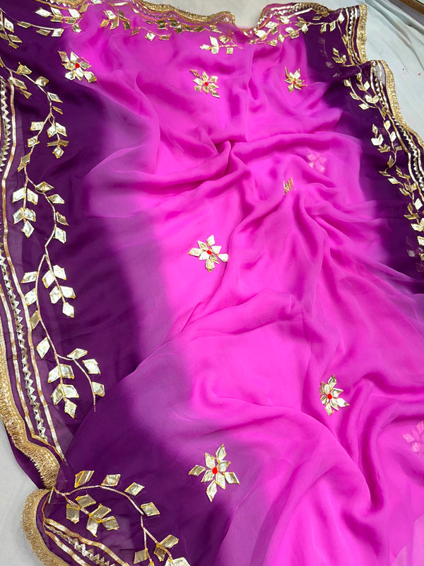 Royal Georgette Saree
