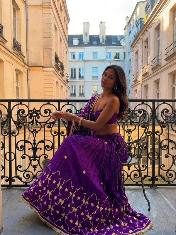 HO Silk Gota Lehenga