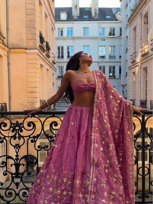 HO Silk Gota Lehenga