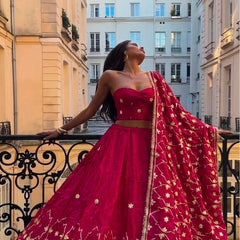 HO Silk Gota Lehenga