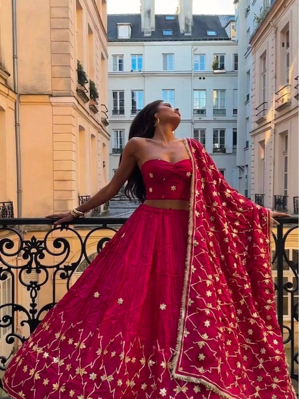 HO Silk Gota Lehenga