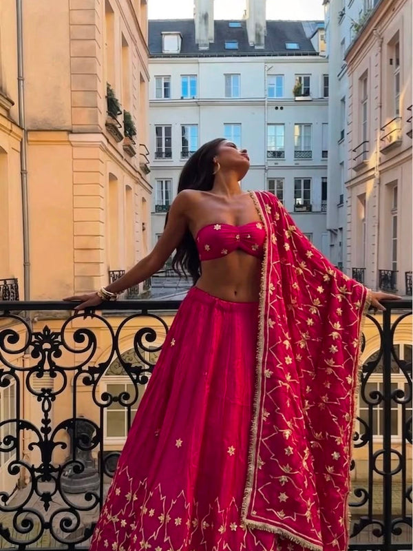 HO Silk Gota Lehenga