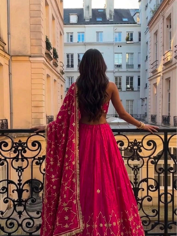 HO Silk Gota Lehenga