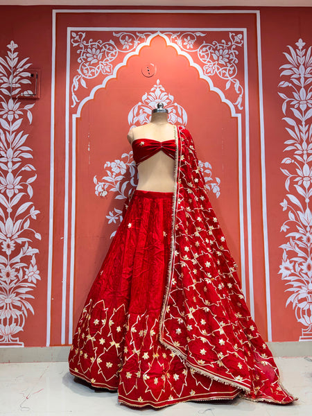 HO Silk Gota Lehenga