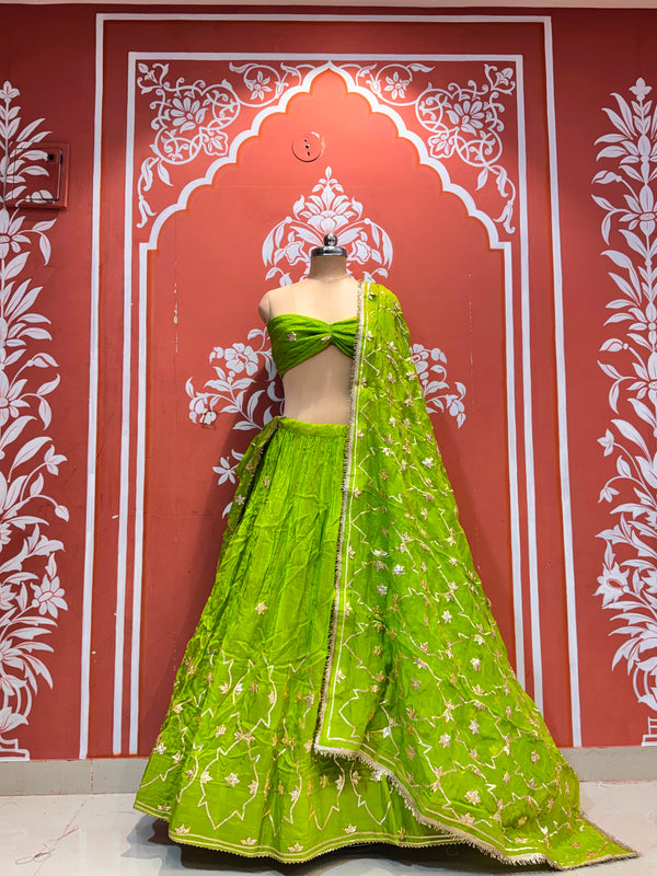 HO Silk Gota Lehenga