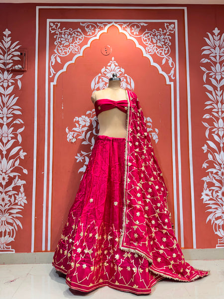 HO Silk Gota Lehenga