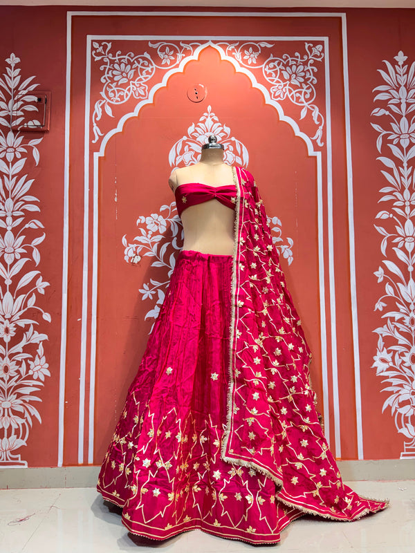 HO Silk Gota Lehenga