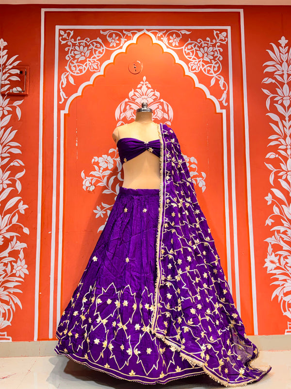 HO Silk Gota Lehenga