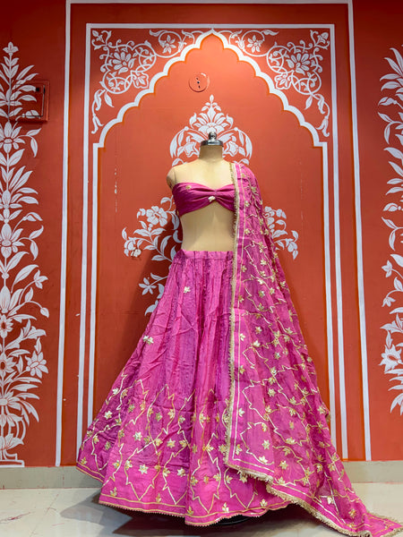HO Silk Gota Lehenga