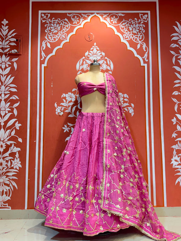 HO Silk Gota Lehenga
