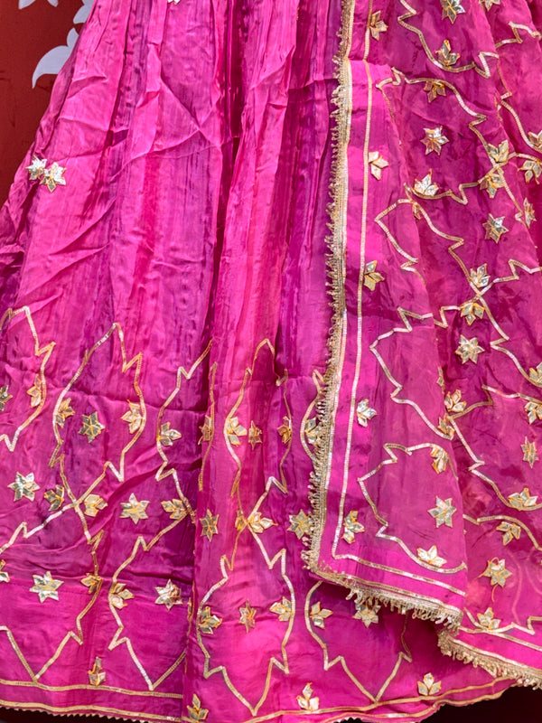 HO Silk Gota Lehenga