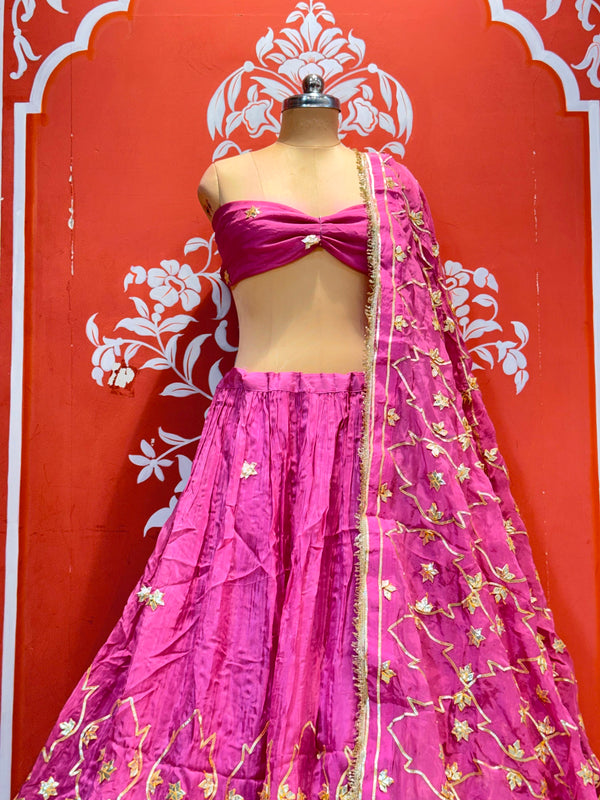 HO Silk Gota Lehenga