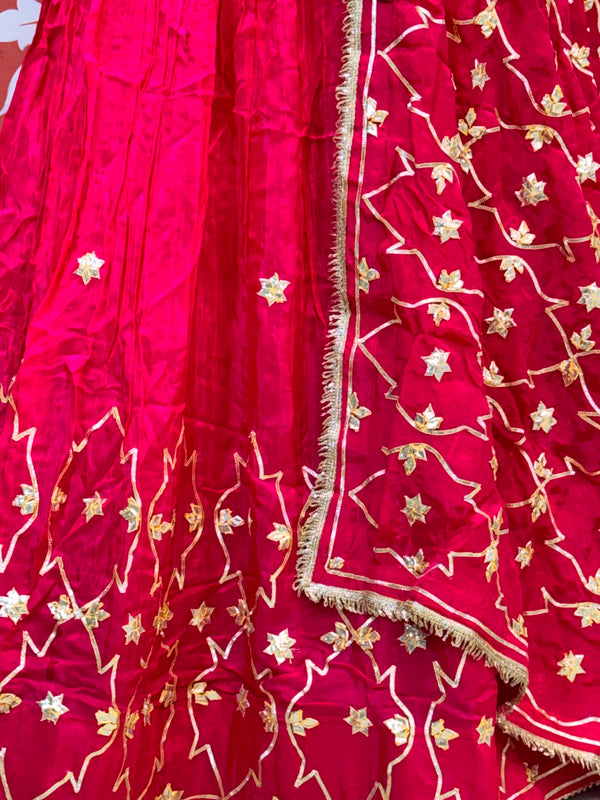 HO Silk Gota Lehenga