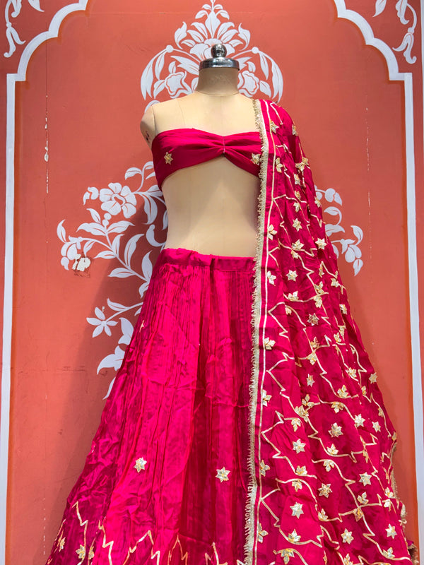 HO Silk Gota Lehenga