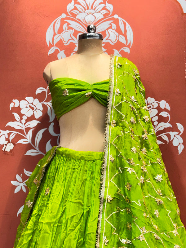 HO Silk Gota Lehenga