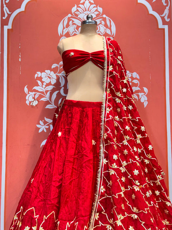 HO Silk Gota Lehenga