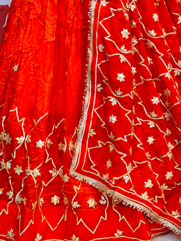 HO Silk Gota Lehenga