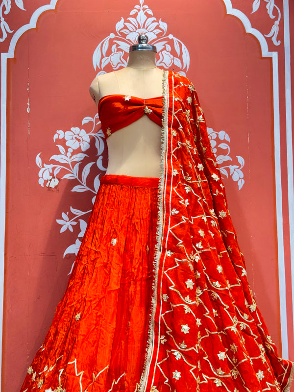 HO Silk Gota Lehenga