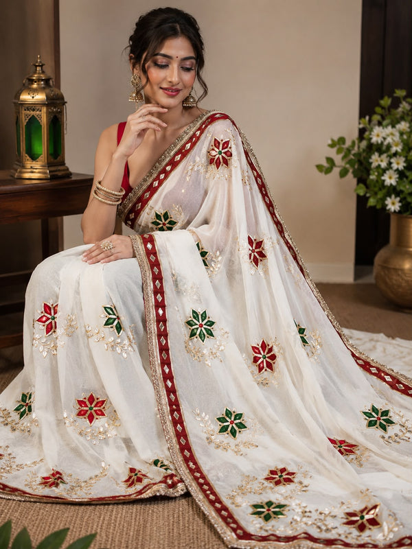 Flower Saree
