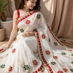 Flower Saree