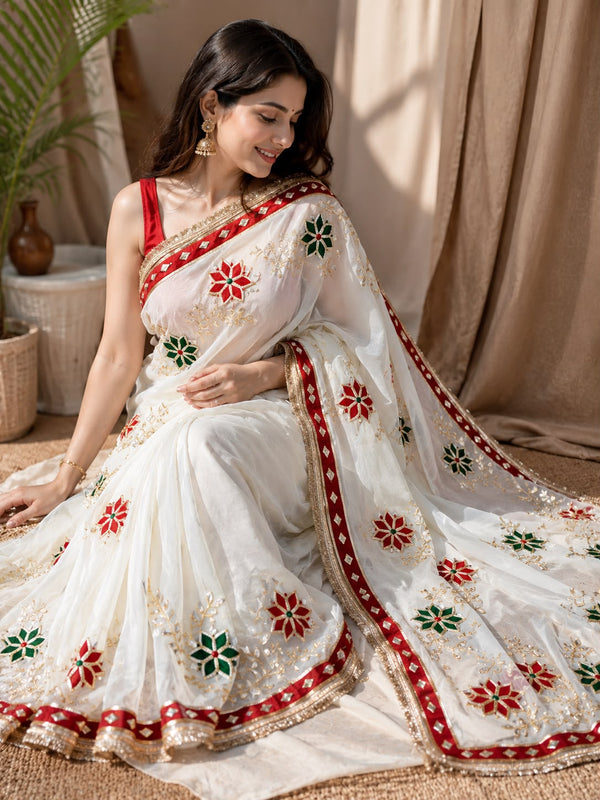 Flower Saree